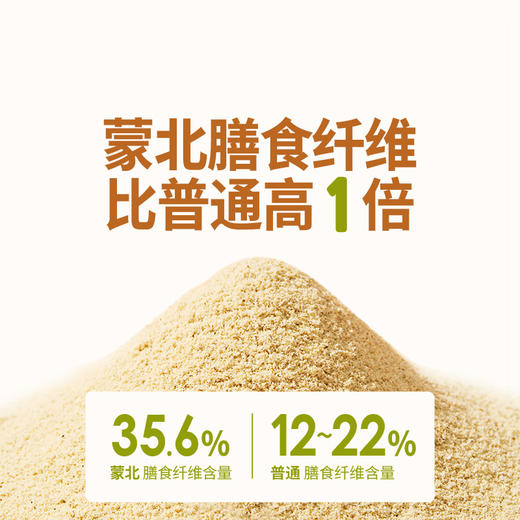 蒙北天然燕麦麸皮 冲饮饱腹营养代餐独立小包装160g/袋（20小包*8g）【京东快递送货上门】 商品图3