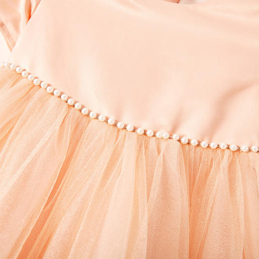 【辛巴娜娜】simbanana年女童新款网纱礼服公主裙短袖时髦连衣裙 商品图3