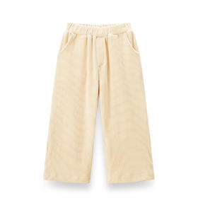 【辛巴娜娜】simbanana【大童】女童裤子新款春季薄款运动裤中大童宽松灯芯条直筒裤