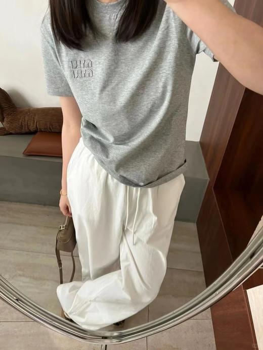 新疆棉MM字母精简短袖T恤 商品图14