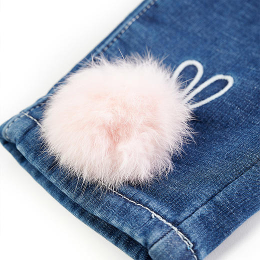 【辛巴娜娜】simbanana女童牛仔裤冬新款儿童休闲长裤子小童宝宝时尚潮 商品图3