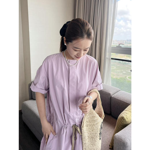 2507215    Lemair* 府绸棉 直筒连衣裙，褶子设计 商品图9