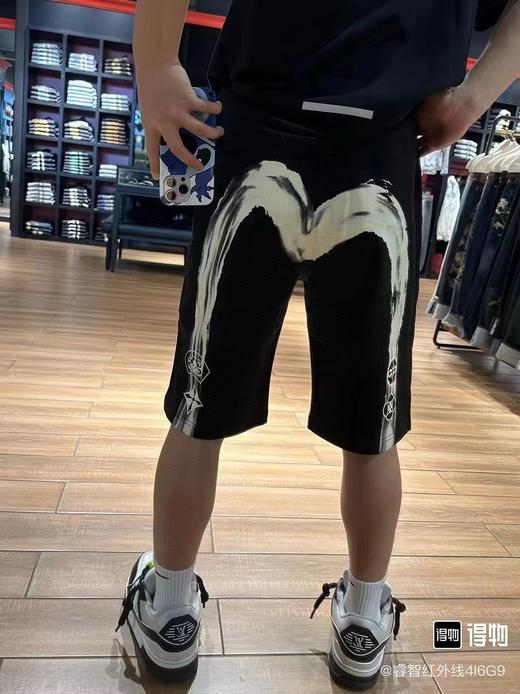 D071114夏季大M印花短卫裤休闲宽松短裤男女同款 商品图4