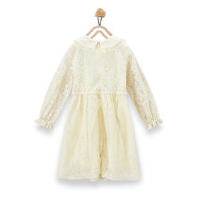 【辛巴娜娜】simbanana女童蕾丝连衣裙春秋装小童洋气蓬蓬纱裙生日公主裙