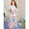 两三事甜梦艺廊2025夏新款甜美印花假两件上衣半身裙两件套女套装 商品缩略图3