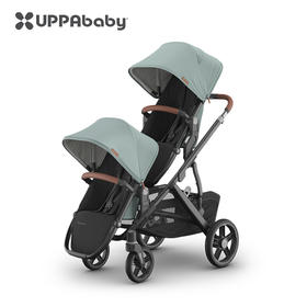 美国UPPAbaby Vista V3 双胞胎婴儿车（双座）高景观可坐躺折叠双向双人婴儿车0-4岁