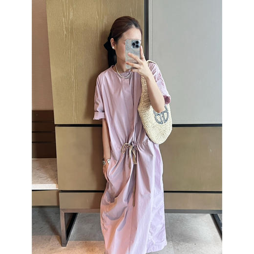 2507215    Lemair* 府绸棉 直筒连衣裙，褶子设计 商品图11