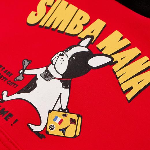 【辛巴娜娜】simbanana小童春秋款卡通针织连帽潮牌运动男孩卫衣 商品图2