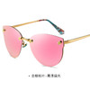 女士时尚新款偏光太阳镜女生自拍墨镜炫彩蝶形眼镜 商品缩略图1