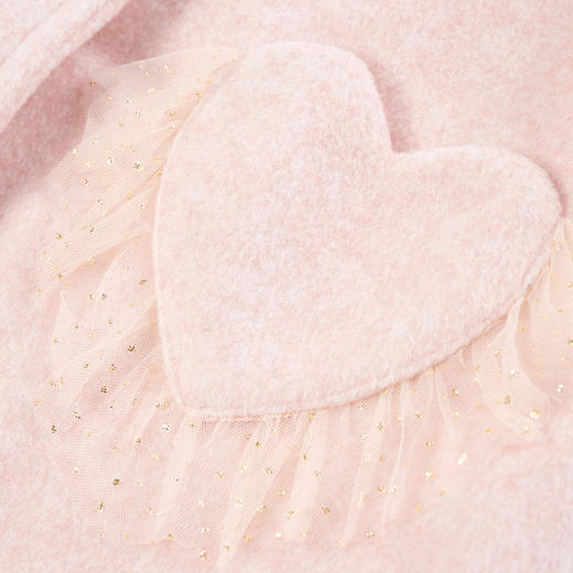 【辛巴娜娜】simbanana春秋女童毛呢子大衣女宝宝小童洋气休闲外套 商品图2