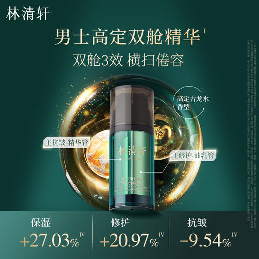 【福利】林清轩山茶花男士抗皱修护双萃精华液25ml+25ml6959382303572 商品图0