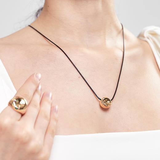 【LAGOMIST】早餐系列 | 金/银砂糖贝果毛衣链 商品图5