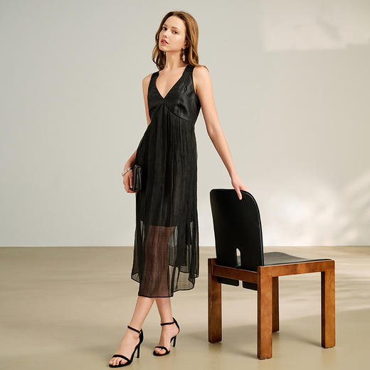 TANGY Collection天意2025秋季新品商场同款女连衣裙L252805 商品图4