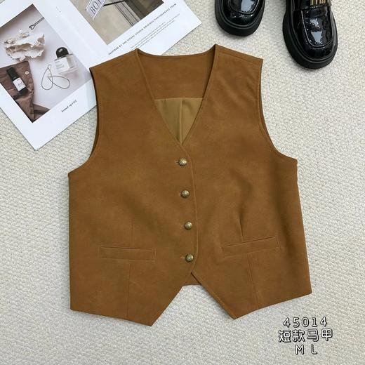 J45014#短款马甲 商品图0