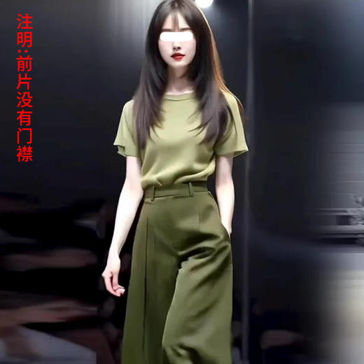 裁缝学苑AS532圆领T恤纸样阔腿裤做衣服打版裁剪样板 商品图3