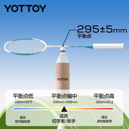 羽毛球拍【YOTTOY】羽毛球拍官方超轻耐打全碳素儿童小学生成人单双拍套装 商品图3