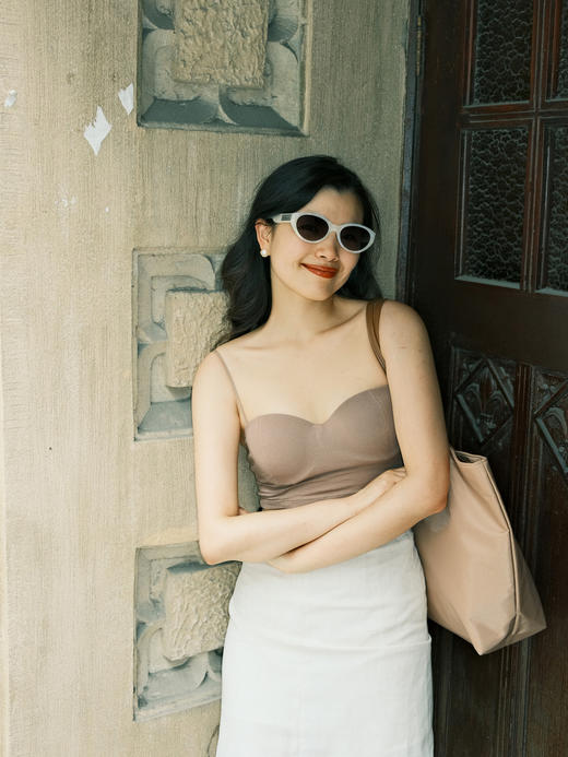 特价 官网430+ 针织棉吊带背心文胸女内搭带胸垫内衣 聚拢上托性感美背抹胸 商品图5