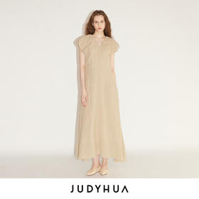JUDYHUA 种子系列亚麻连衣裙