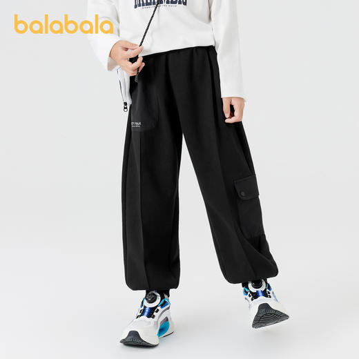 巴拉巴拉男童长裤儿童工装裤秋装束脚裤百搭休闲洋气潮酷印花时尚 商品图2