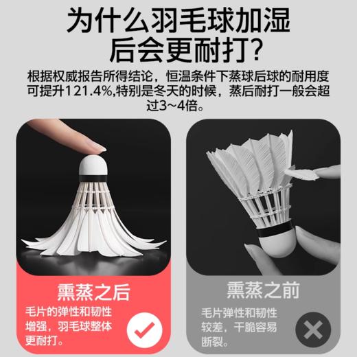 羽毛球蒸球器【YOTTOY】羽毛球蒸球器便携式加湿器喷雾桶盖充电蒸汽机耐打专用熏球 商品图1