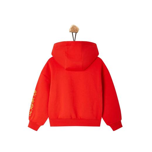 【辛巴娜娜】simbanana【大童】男中大童连帽保暖喜庆长袖秋冬装宽松卫衣 商品图1