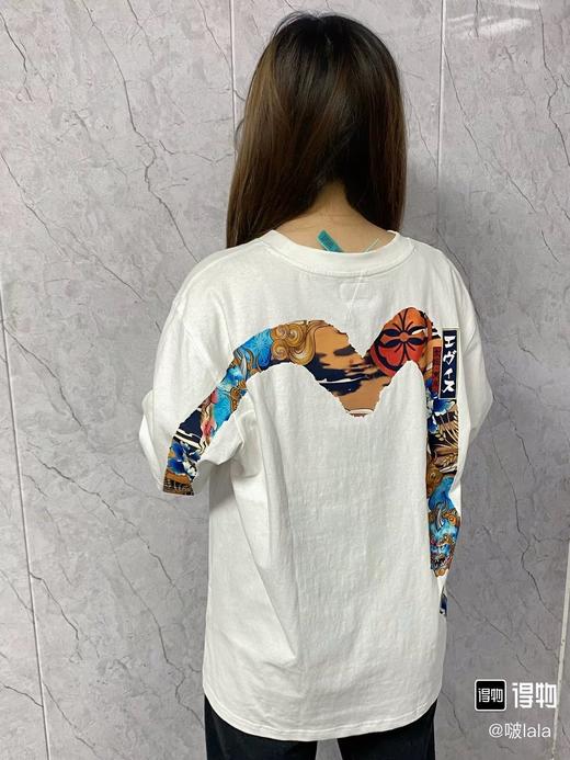 D071111春夏男款复古后背海鸥logo胶印大M短袖T恤 商品图2