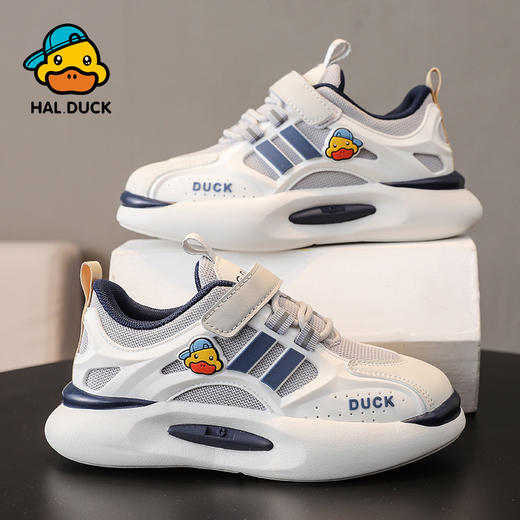 G.DUCK.HAL小黄鸭小黄鸭男童网鞋春秋新款面透气儿童运动鞋软底小童女童休闲鞋QCSM004.25-36 商品图6