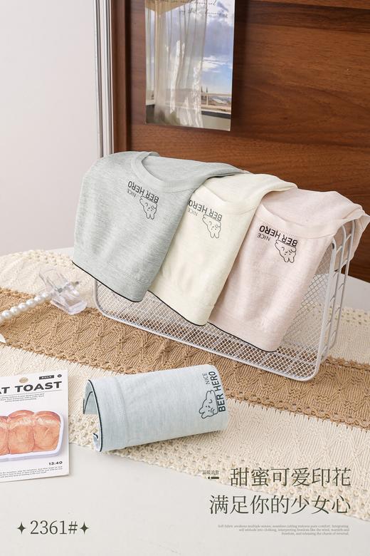 女士彩纱印花无缝内裤2361 商品图2