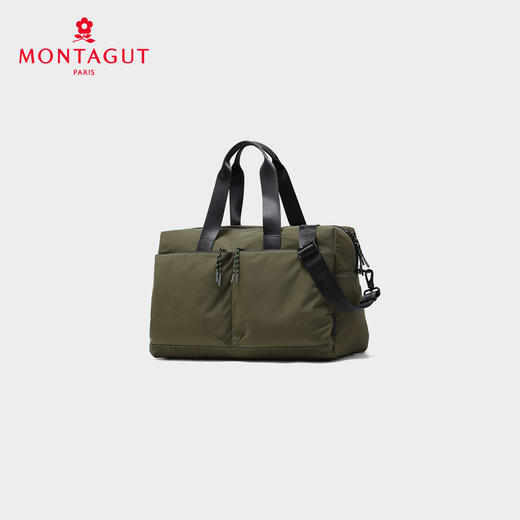 梦特娇中性时尚织物手提包活力旅行包旅行袋公文袋大容量单肩包斜挎包 绿色 商品图1