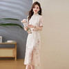 【预售3天】PY 2025年夏季新款优雅气质绣花连衣裙 &J2525 商品缩略图3