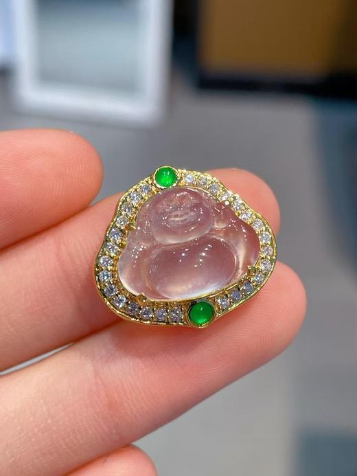 翡翠佛公吊坠 商品图1