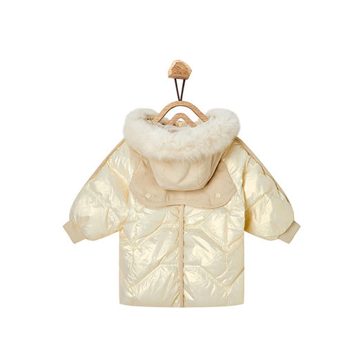 【辛巴娜娜】simbanana女幼童羽绒服连帽冬装新款小童保暖外套 商品图1