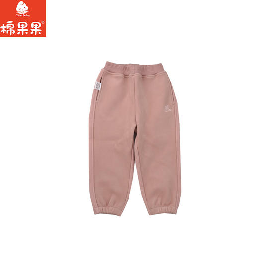 棉果果秋季新品女童盐粉色防风长裤M322200425420 商品图1