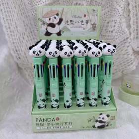 熊猫势如破竹造型8色圆珠笔