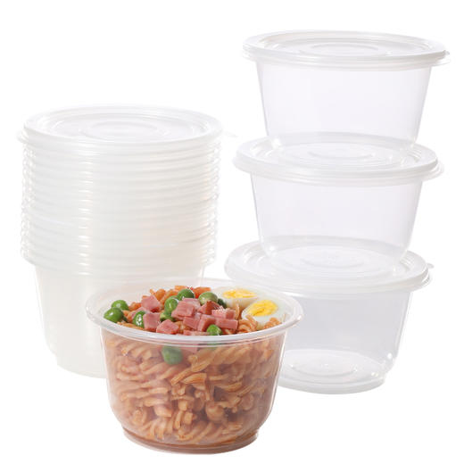 【批发】美丽雅方便餐盒500ML圆型餐盒(10个入) 商品图1