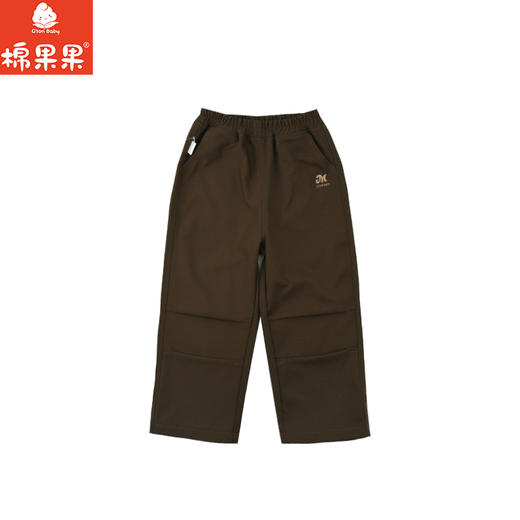 棉果果秋季新品男童柳木棕色冲锋裤M312200425467 商品图1