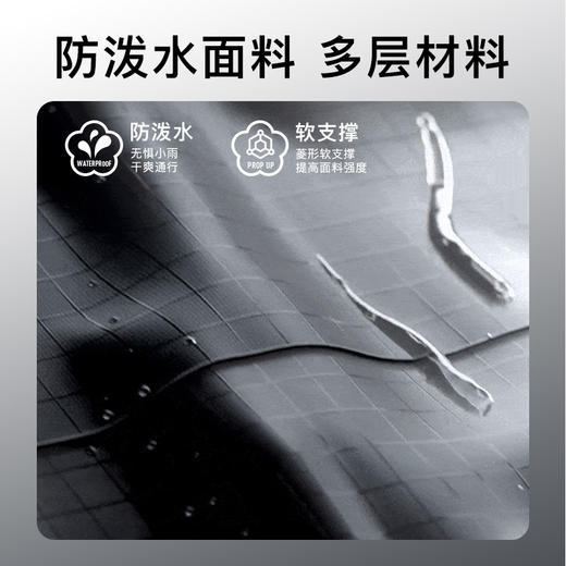 小李子李质造干湿分离多功能收纳虎王系列大容量运动包双肩背包 商品图2