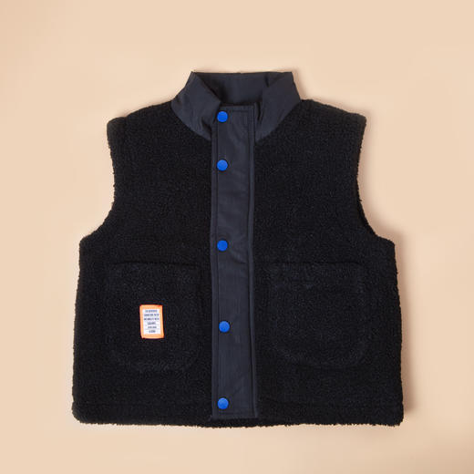 【辛巴娜娜】simbanana【大童】男童羊羔绒马甲新款秋冬小宝宝儿童坎肩外套背心外穿洋气 商品图0