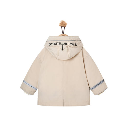 【辛巴娜娜】simbanana【大童】冬季新款羽绒服男童中大童连帽工装口袋外套 商品图1