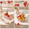 摩登主妇水果叉子不锈钢水果签收纳罐轻奢高级感餐叉甜品蛋糕叉子 商品缩略图3