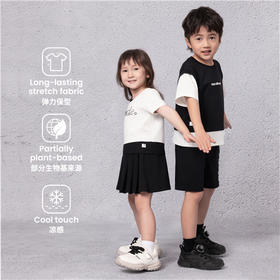 佐丹奴【商场同款】女童索罗娜凉感假两件短袖T恤03325216