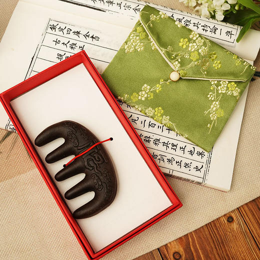 “梳” 中自有养生方！每天 3 次，从“头”养出好状态！加赠鹅梨帐中香吊坠！【合香梳】 商品图3
