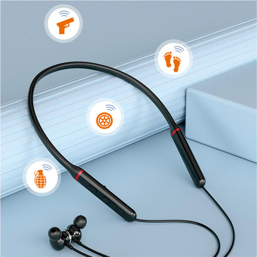 夏普颈挂式无线立体声耳机HP-NW16H 商品图5