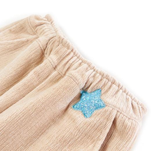 【辛巴娜娜】simbanana秋冬束脚条绒面料秋季新款加厚裤子幼儿女宝宝 商品图2