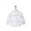 【辛巴娜娜】simbanana男童白色涂鸭衬衫春秋季儿童薄款衬衣炸街痞帅洋气上衣 商品缩略图1