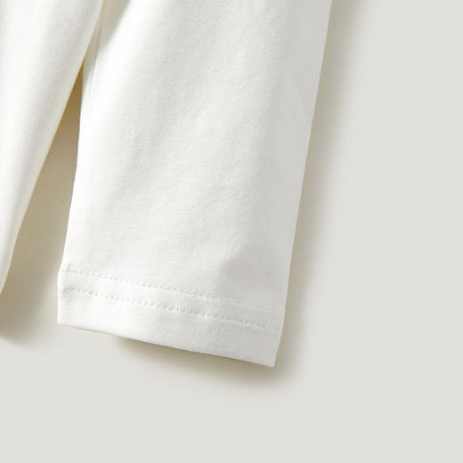 【辛巴娜娜】simbanana儿童打底衫新款女童长袖t恤纯棉白色女宝宝上衣春秋款潮 商品图2