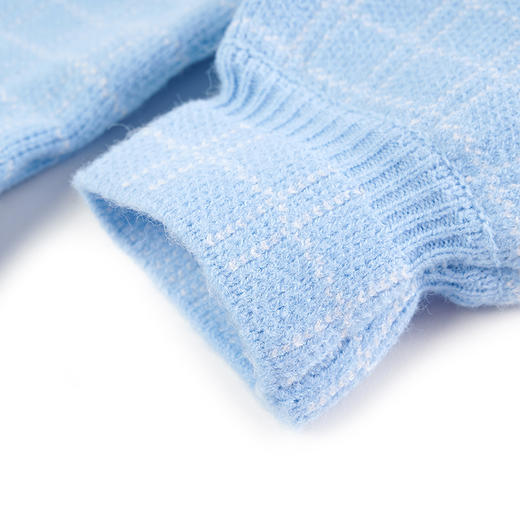 【辛巴娜娜】simbanana【大童】女童装春秋季新款宝宝休闲翻领格子甜美连衣裙 商品图4