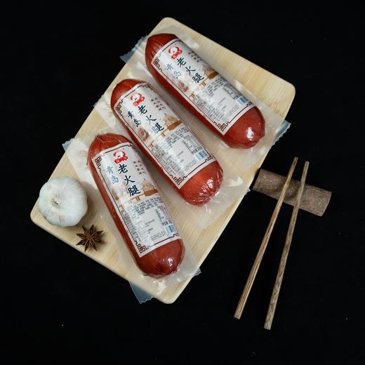 果木熏烤·青岛老式火腿 精选猪腱子肉 大颗肉粒肉丝 传统熏烤挂壁工艺 肉香十足分量感满满！ 商品图7