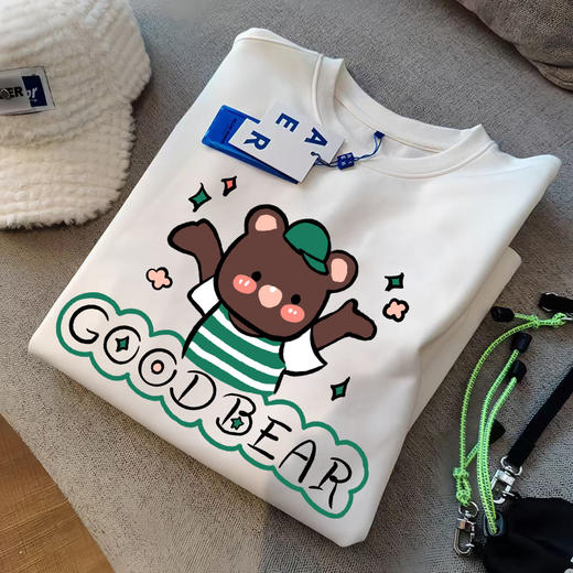 「几十款可选！29.9到手」2025夏季新款纯棉短袖t恤女韩版宽松女装卡通印花半袖上衣打底衫 商品图3