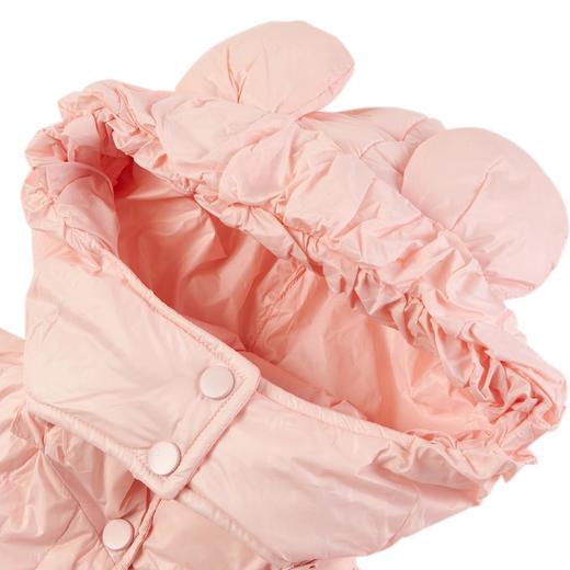 【辛巴娜娜】simbanana童装鸭绒纯色女小童宽松保暖连帽羽绒服 商品图3